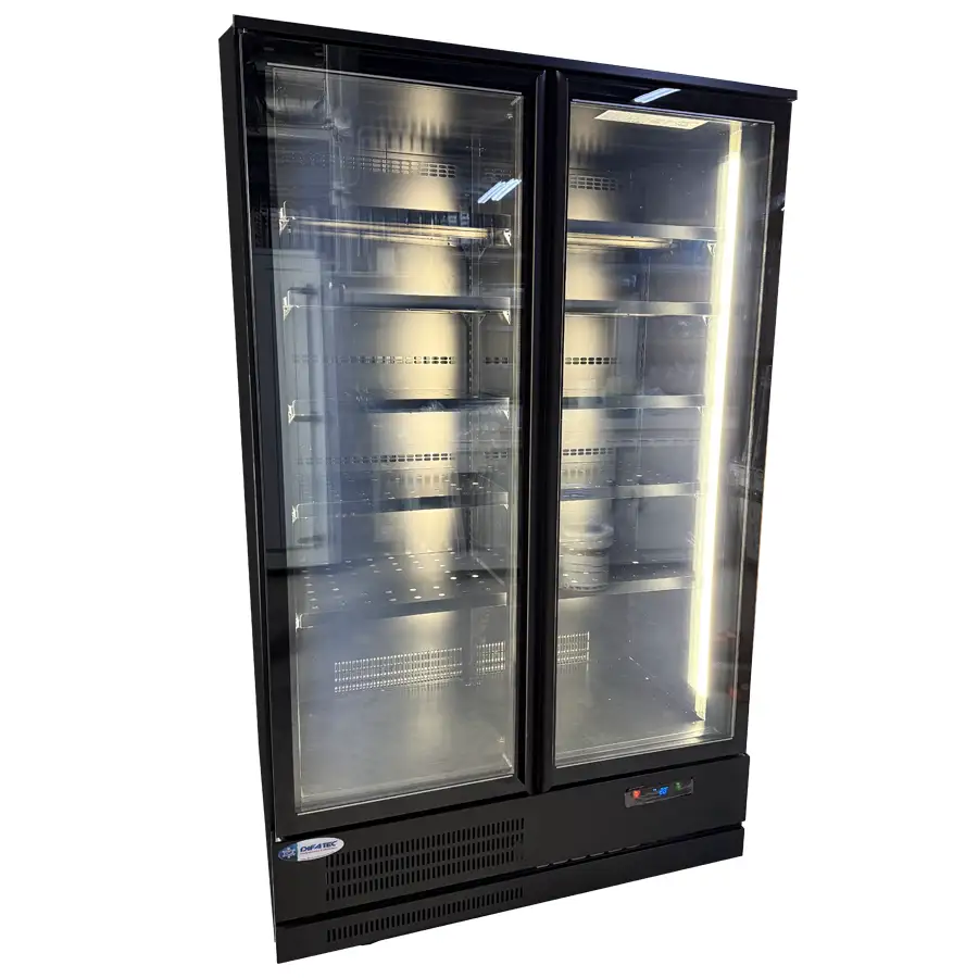 Heladera Exhibidora 2 Puertas Black